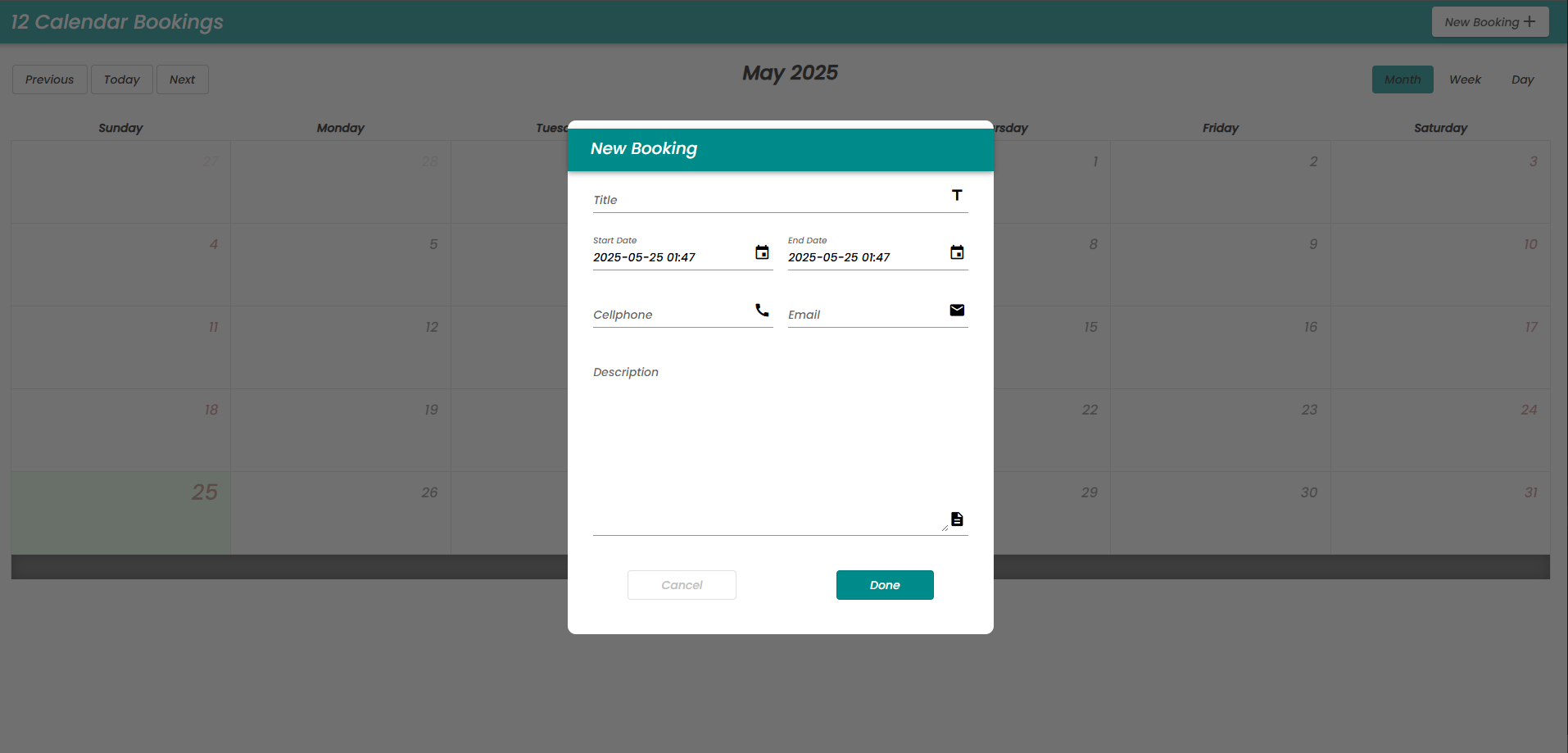 Booking platform